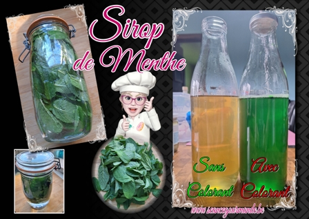 Le sirop de Menthe fraîche